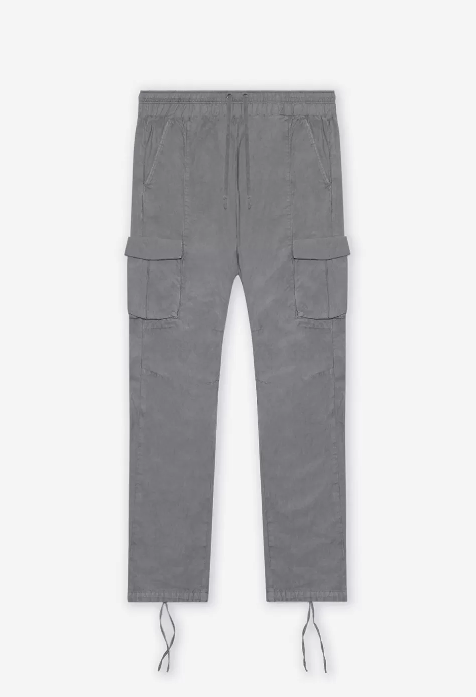 Shop JOHN ELLIOTT Back Sateen Cargo Pants Charcoal