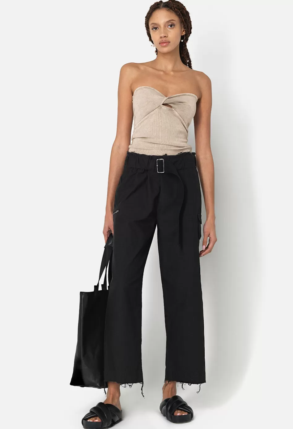 Discount JOHN ELLIOTT Belted Pant Black