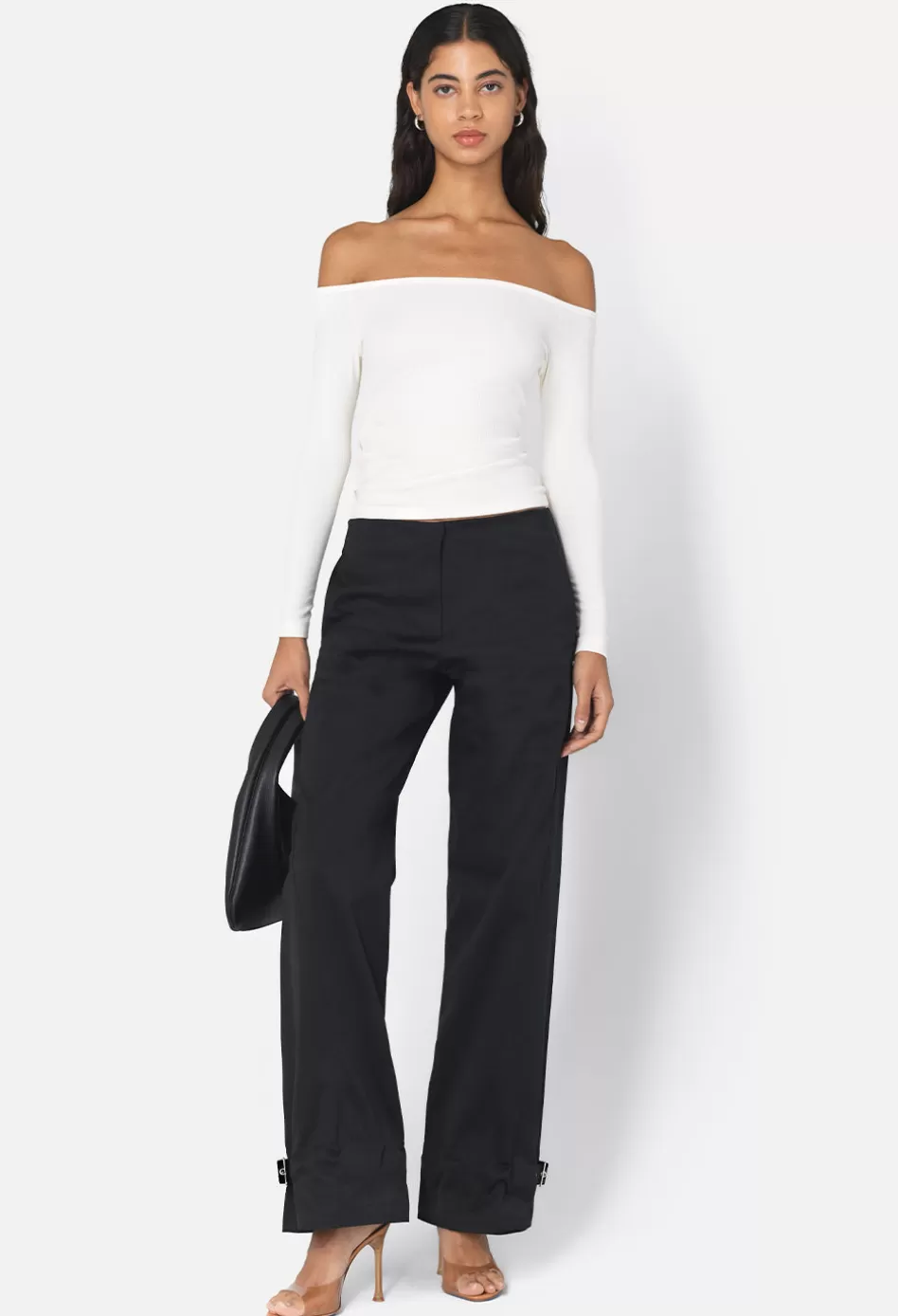 Discount JOHN ELLIOTT Belted Trouser Black