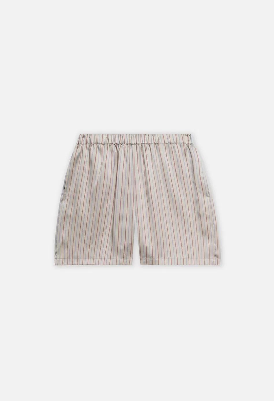 Best JOHN ELLIOTT Brushed Silk Shorts TanxBurgundy