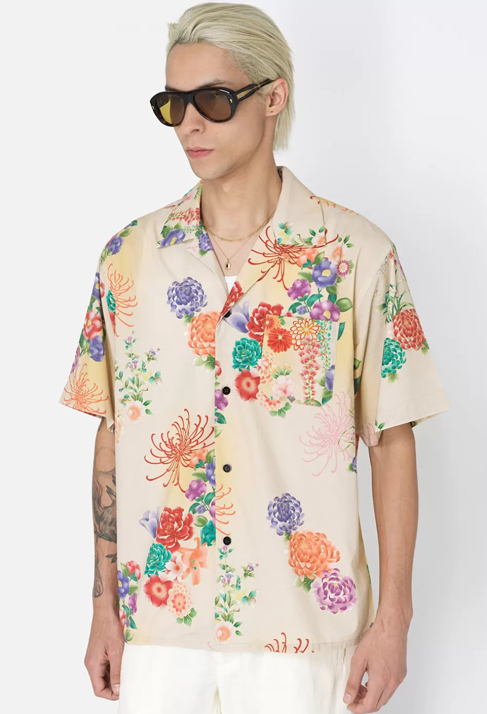 Shop JOHN ELLIOTT Camp Shirt DesertLotus