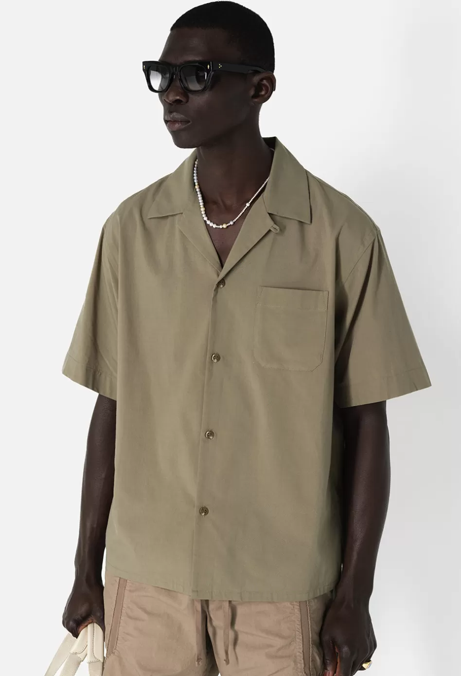 Best Sale JOHN ELLIOTT Camp Shirt Bark