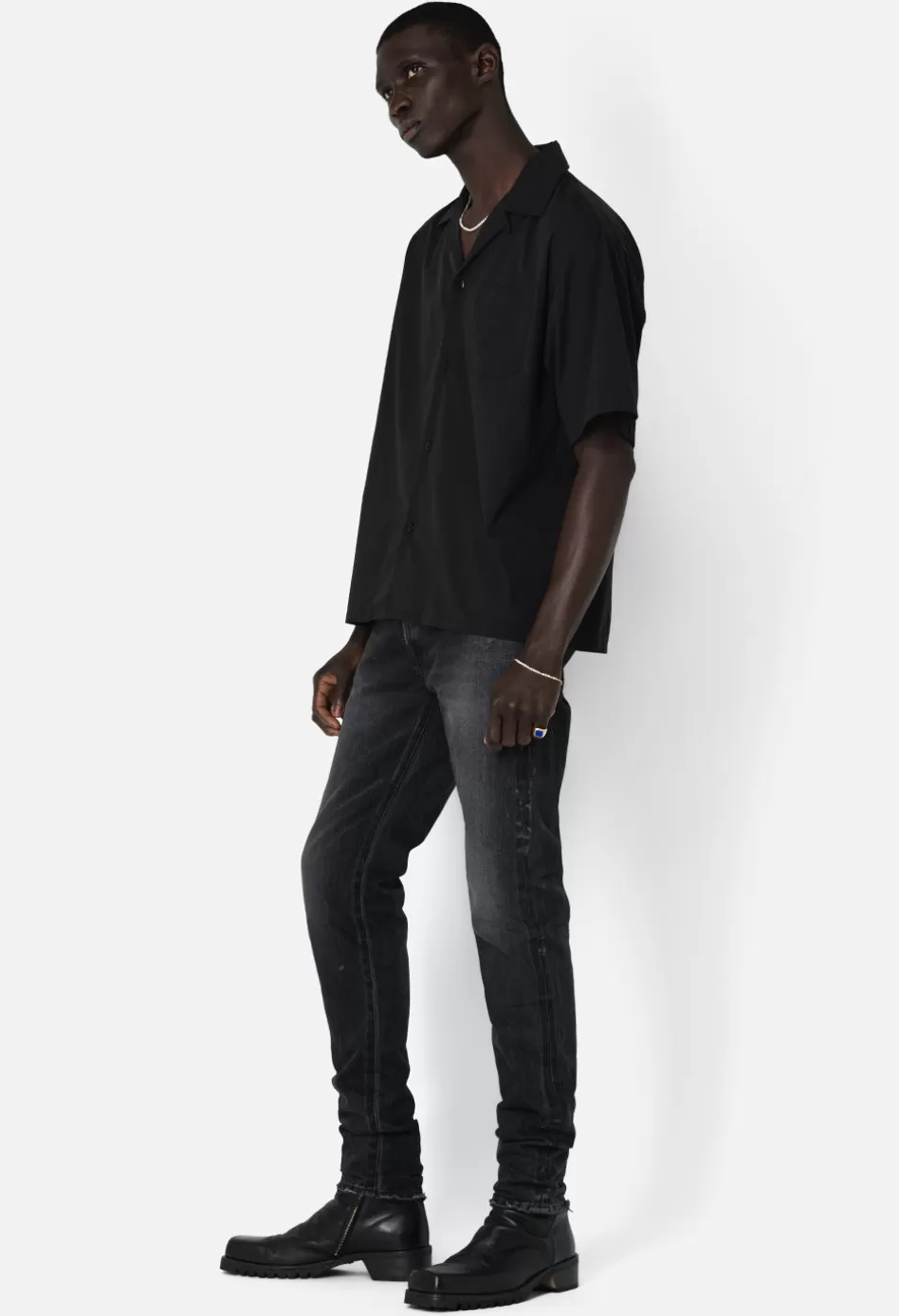 Sale JOHN ELLIOTT Camp Shirt Black