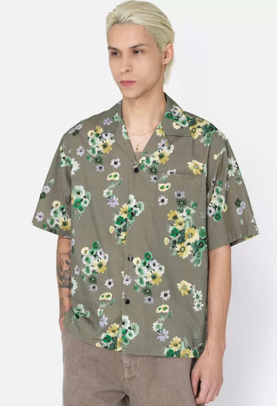 Flash Sale JOHN ELLIOTT Camp Shirt CamoBloom