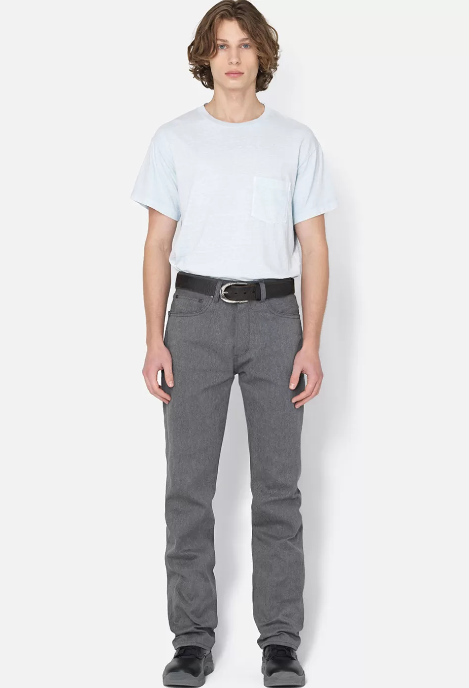 Cheap JOHN ELLIOTT Campus Pocket Tee Frost