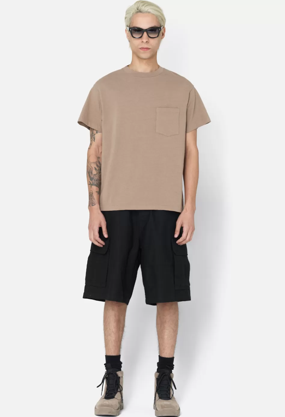 Shop JOHN ELLIOTT Campus Pocket Tee Shroom