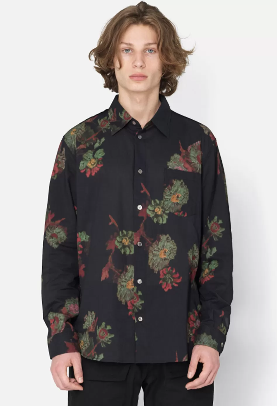 Online JOHN ELLIOTT Cloak Button Up ForestFloral