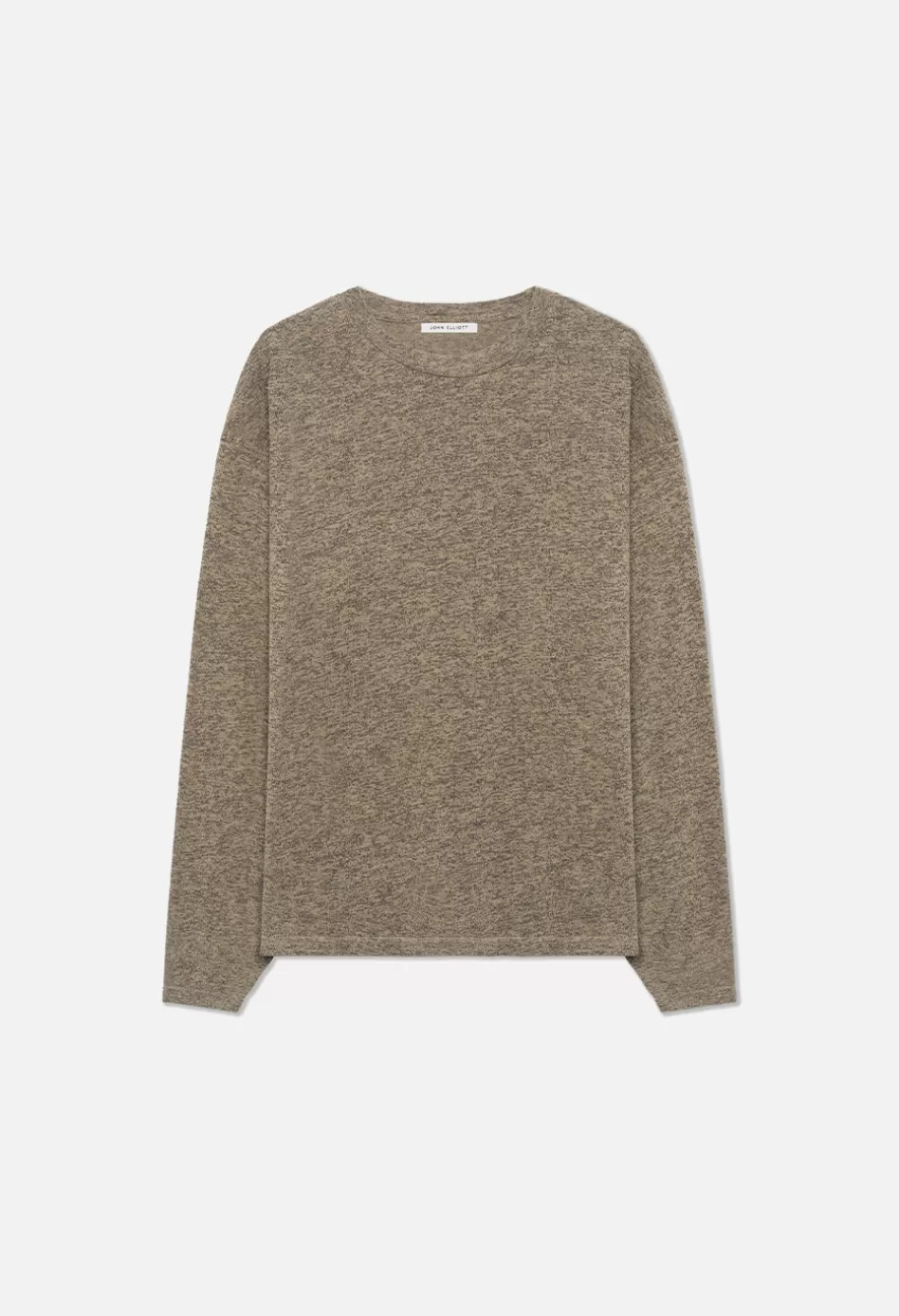 Shop JOHN ELLIOTT Co-Mix Cropped LS Tee DesertSand