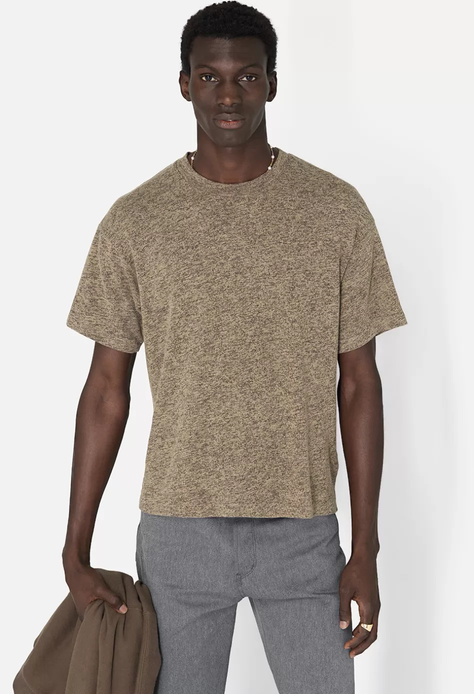 Flash Sale JOHN ELLIOTT Co-Mix Cropped Tee DesertSand