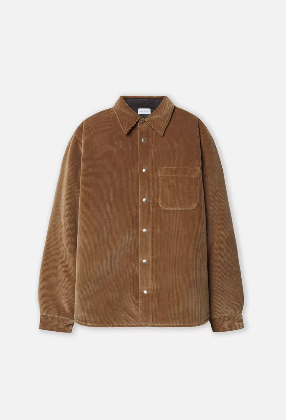 Discount JOHN ELLIOTT Corduroy Padded Overshirt Camel