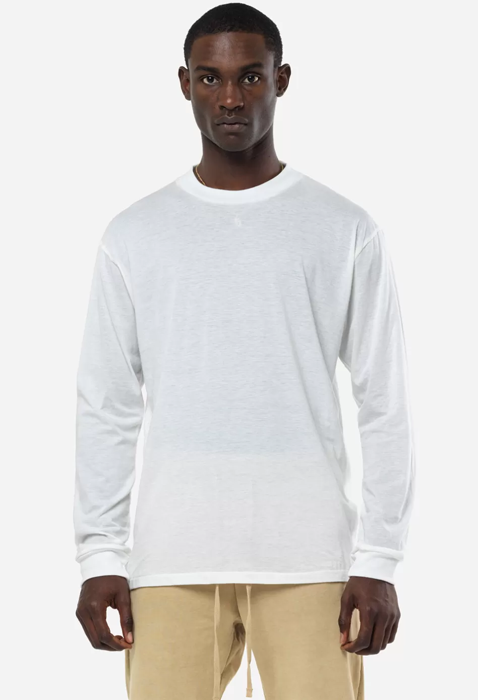 Flash Sale JOHN ELLIOTT Cotton Cashmere Pullover White