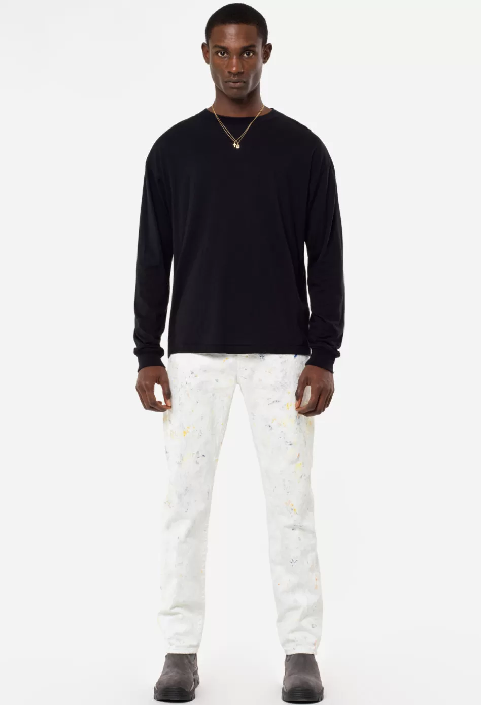 Fashion JOHN ELLIOTT Cotton Cashmere Pullover Black