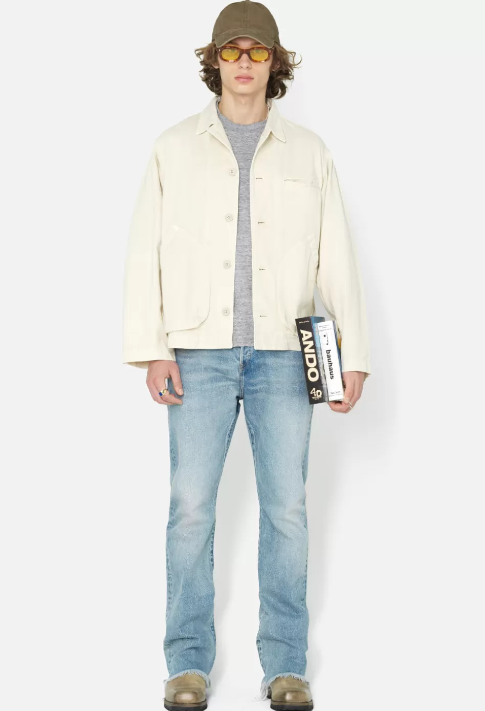 Online JOHN ELLIOTT Cotton Chore Jacket Salt