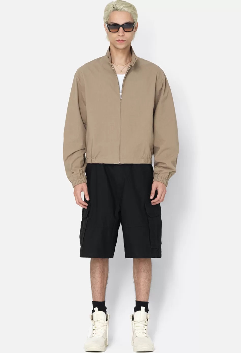 Discount JOHN ELLIOTT Cotton Harrington Jacket Khaki