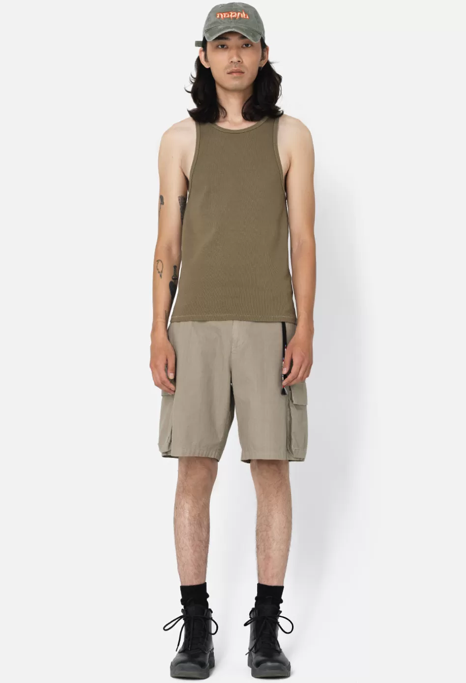 Fashion JOHN ELLIOTT Cotton Himalayan Shorts Tan