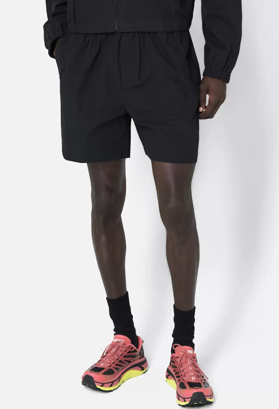 Discount JOHN ELLIOTT Cotton Kennedy Shorts Black