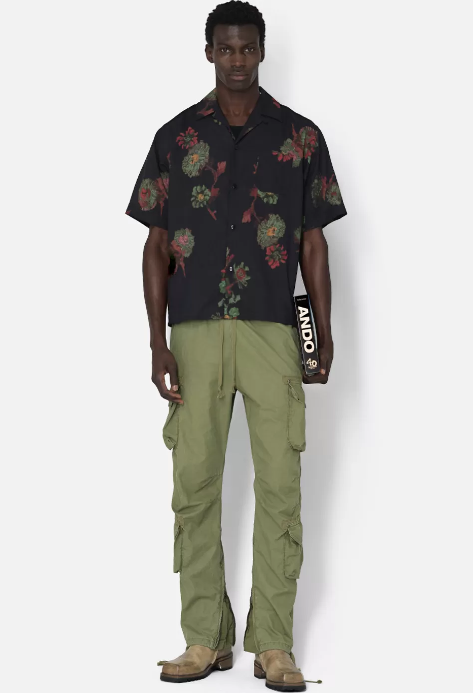 New JOHN ELLIOTT Deck Cargo Pants Olive