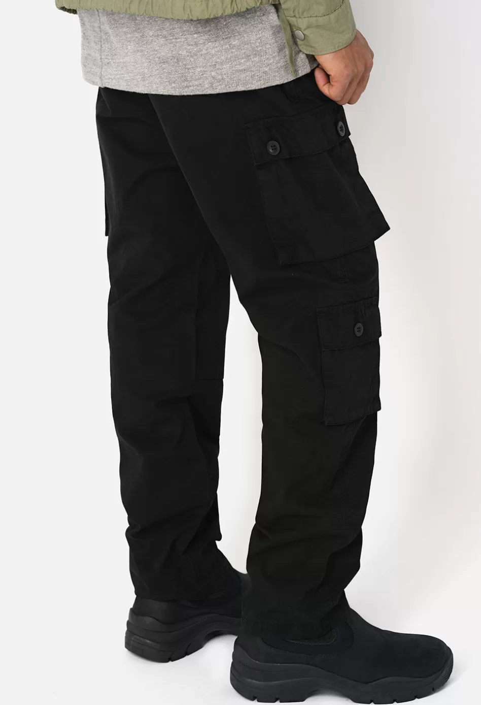 Cheap JOHN ELLIOTT Desert Techno Utility Cargo Pant Black