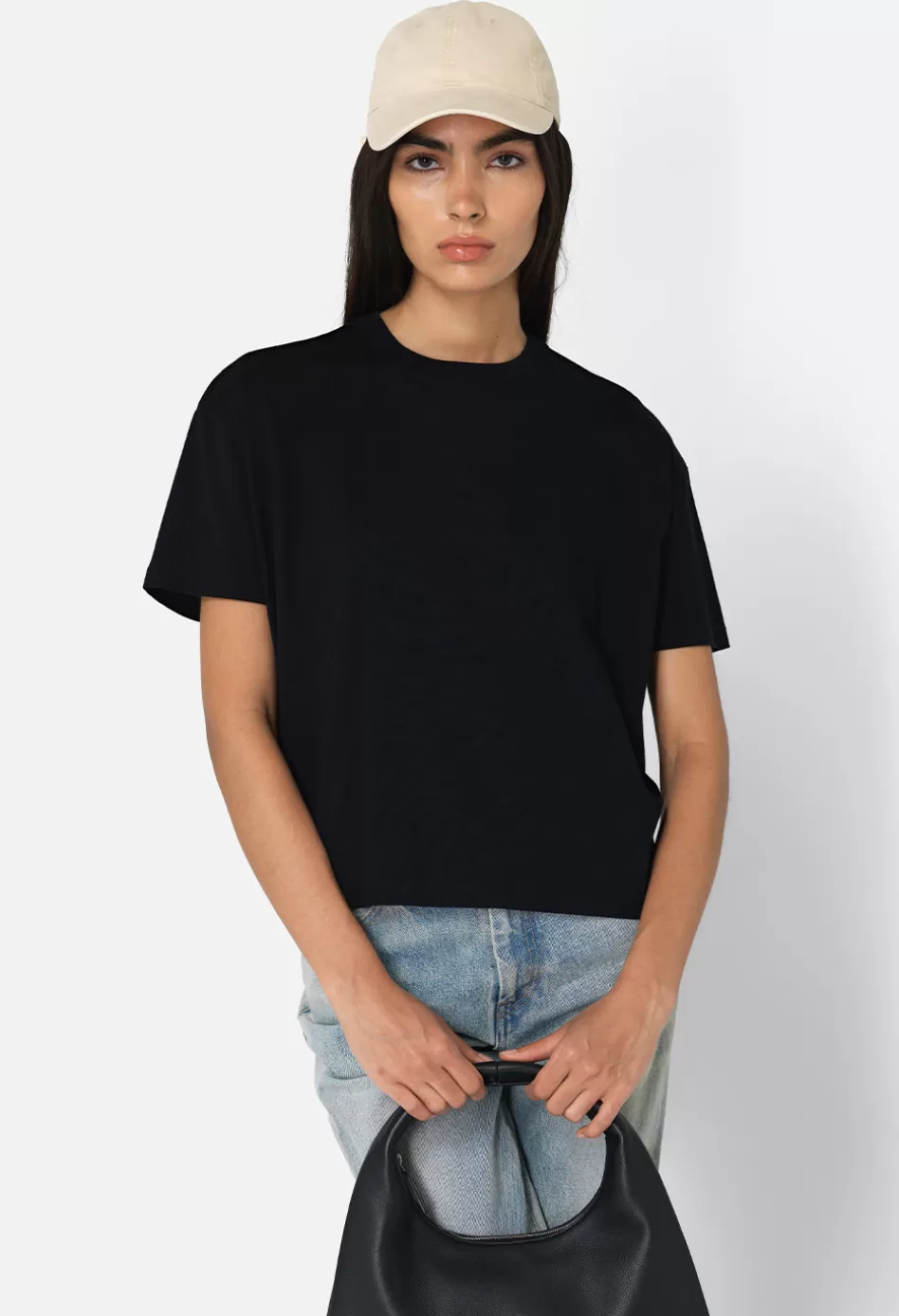 Outlet JOHN ELLIOTT Finley Boxy Tee Black