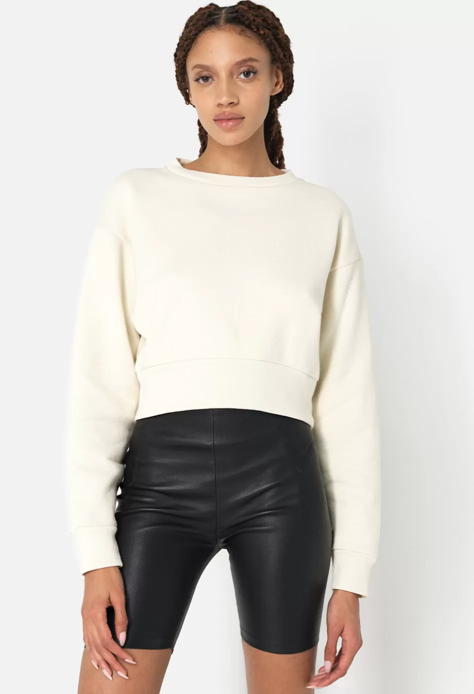 Flash Sale JOHN ELLIOTT Fleeced Boca Crew Salt