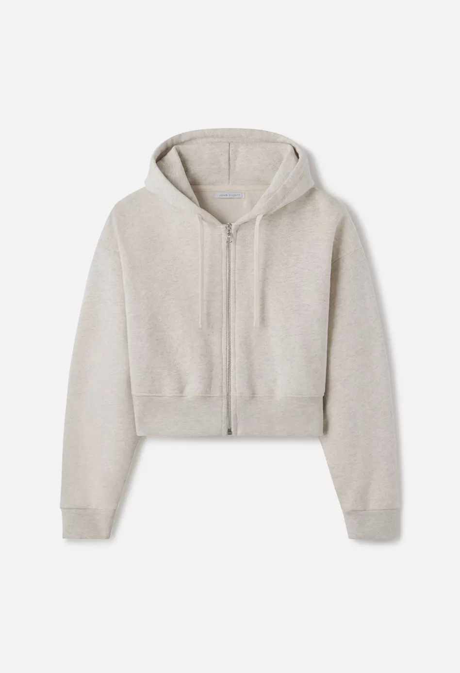 Discount JOHN ELLIOTT Fleeced Boca Zip Hoodie Oat