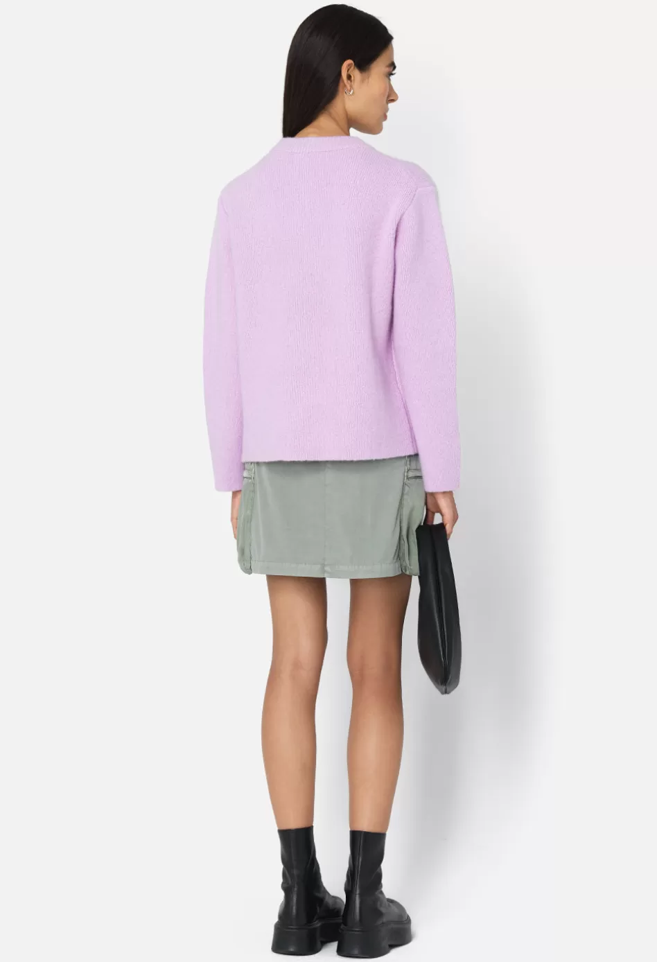 Best JOHN ELLIOTT Foggy Wool Crew Sweater Blush