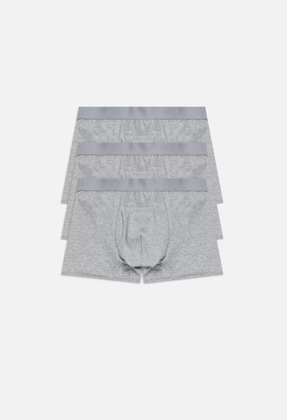 Discount JOHN ELLIOTT Foundation 3 Pack Boxer Brief Grey