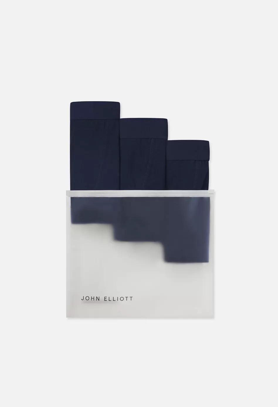 Shop JOHN ELLIOTT Foundation 3 Pack Boxer Brief Navy