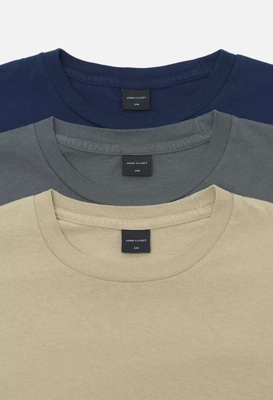 Best Sale JOHN ELLIOTT Foundation 3 Pack Tees ClayxSlatexNavy