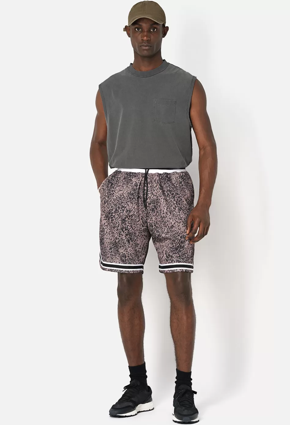 New JOHN ELLIOTT Game Shorts GreyBengal