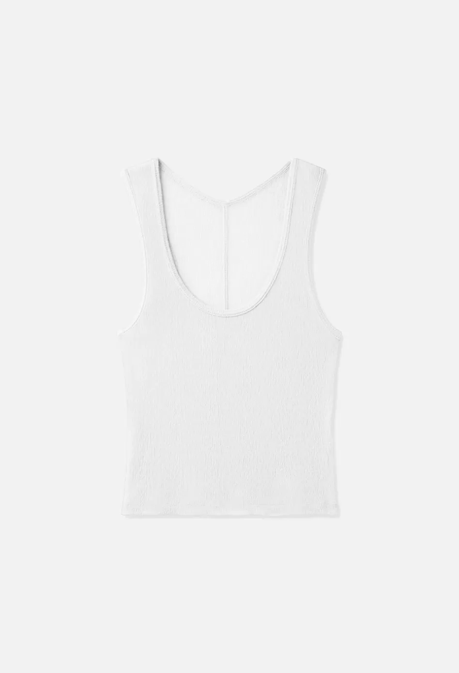 Flash Sale JOHN ELLIOTT Gauze Rib Tank White