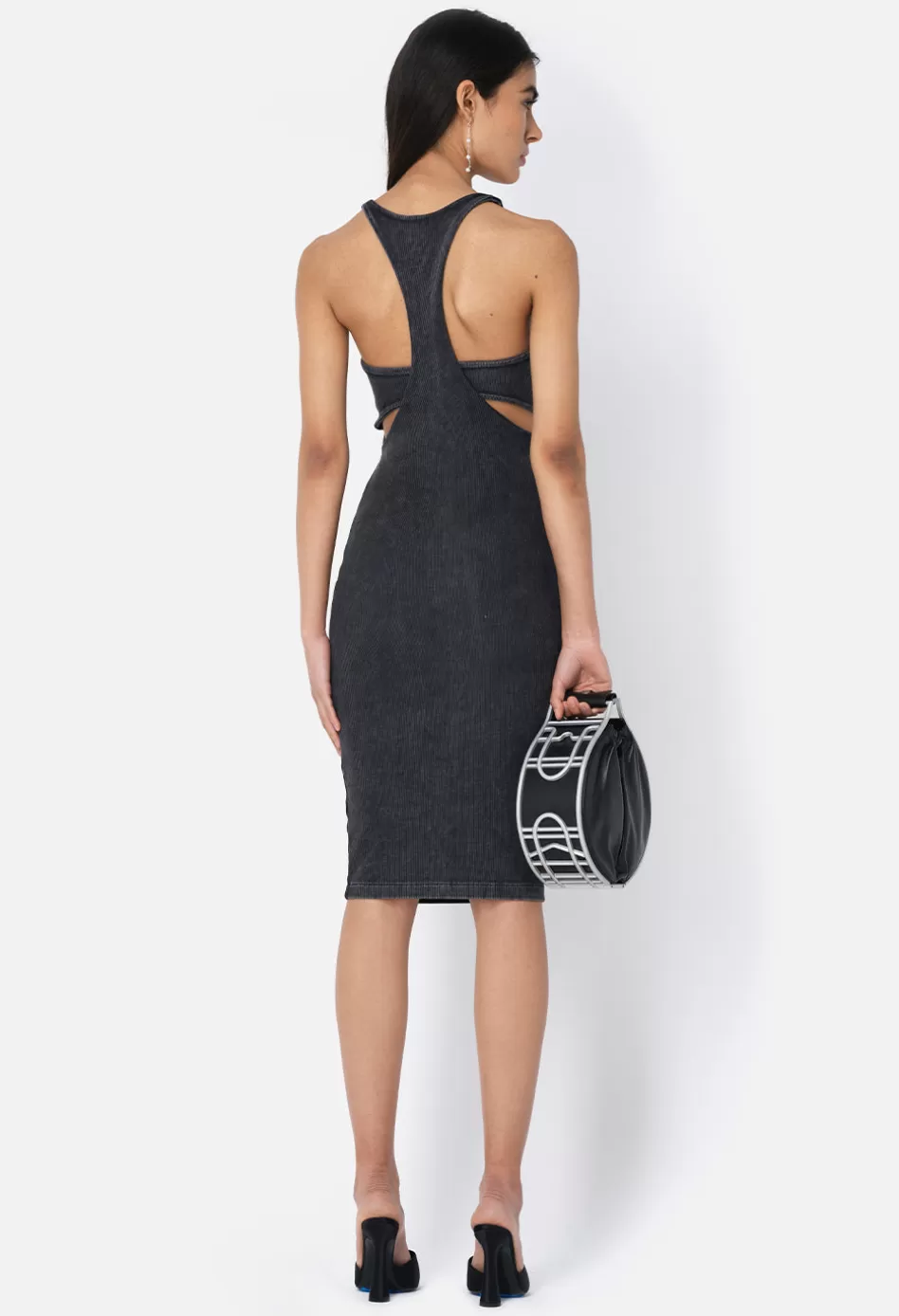 Online JOHN ELLIOTT Gemini Rib Bandeau Dress Black