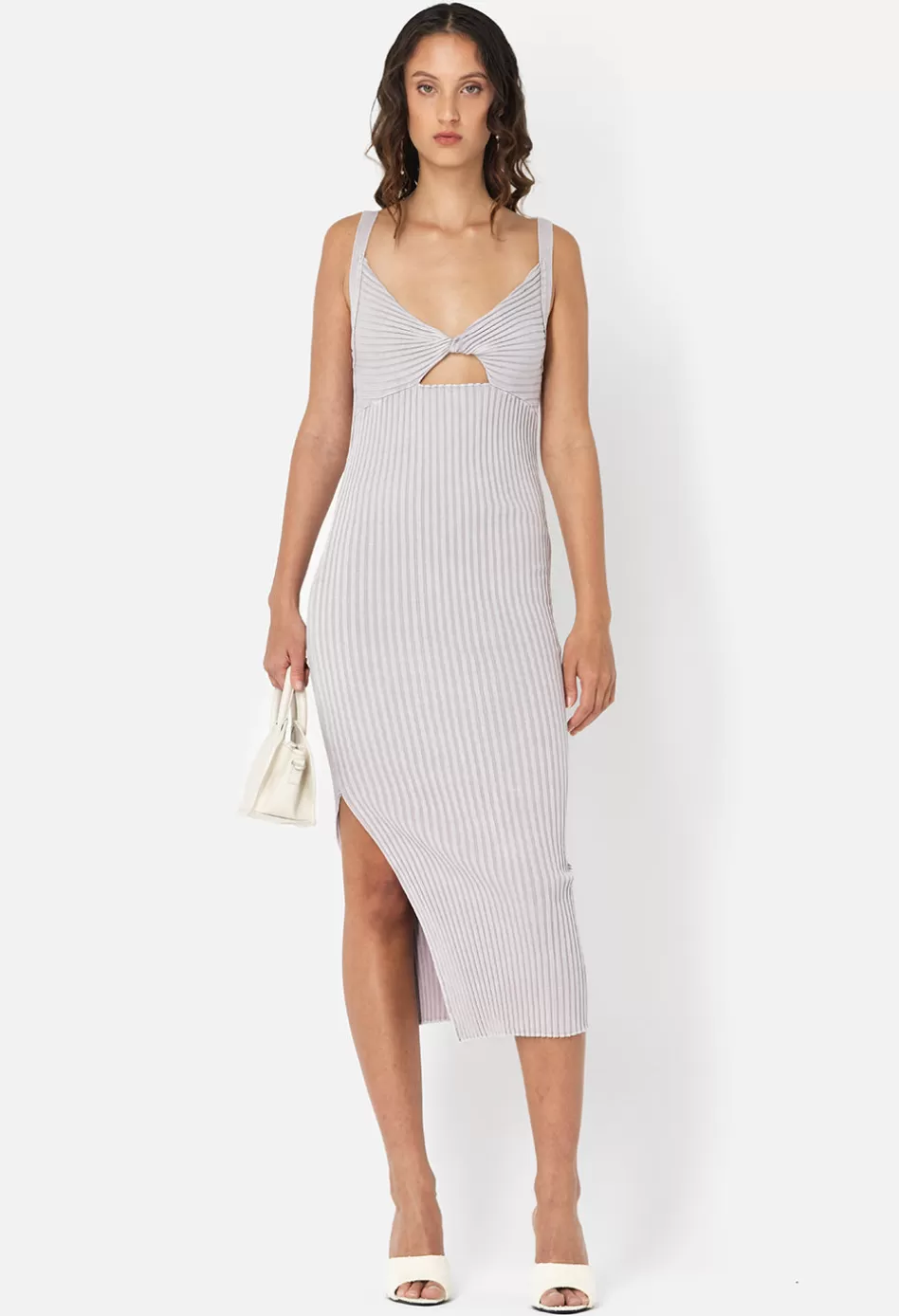 Store JOHN ELLIOTT Ginza Rib Twist Dress Thistle