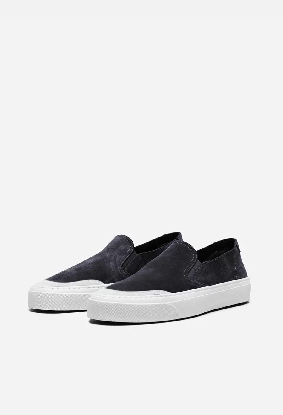 Cheap JOHN ELLIOTT Haze Slip On Suede VintageBlack