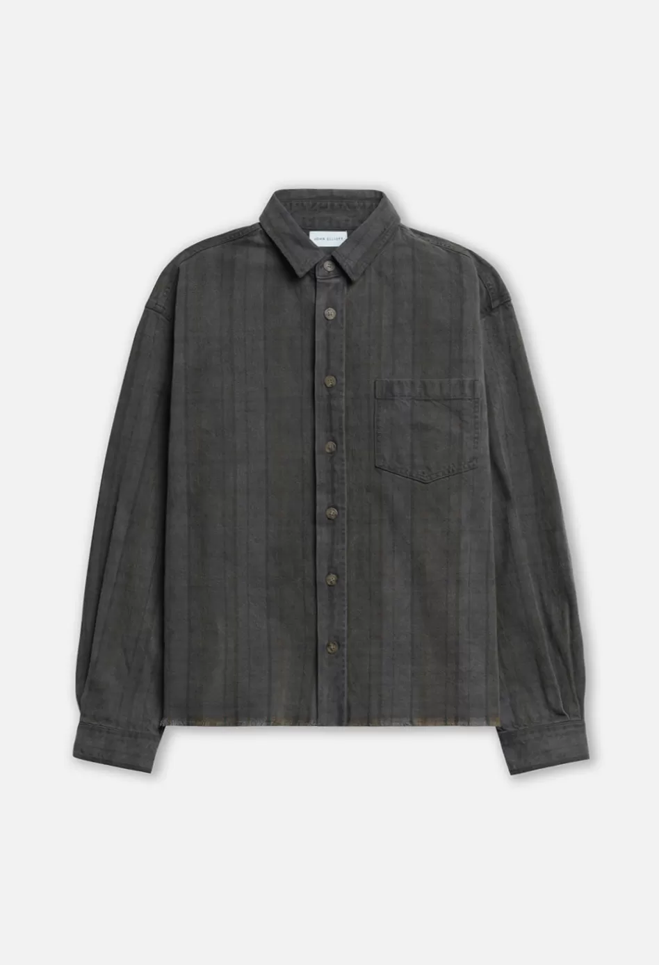 Fashion JOHN ELLIOTT Hemi Oversized Shirt KushBlack