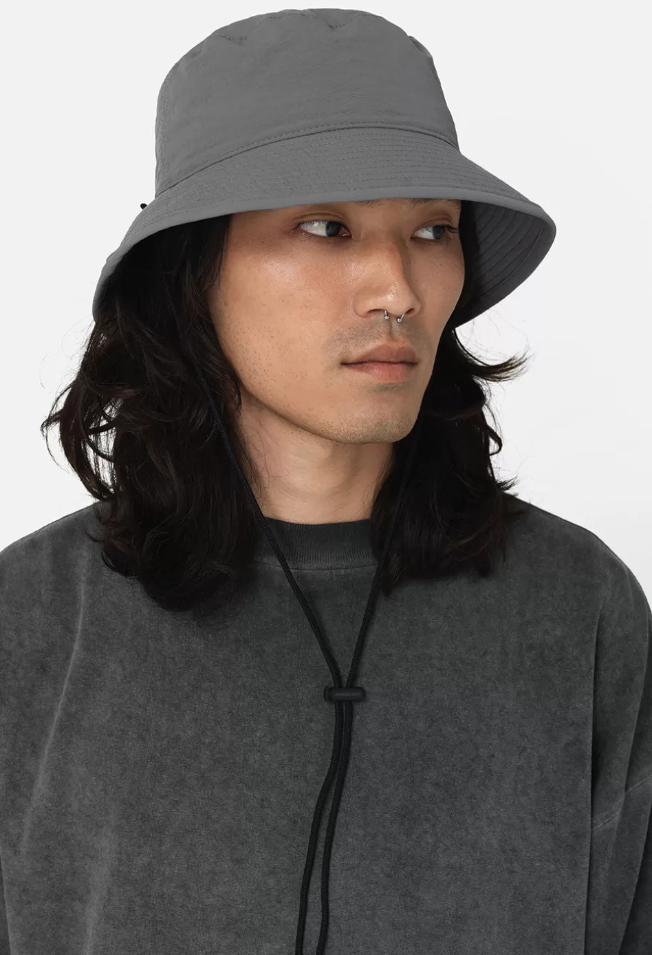 Clearance JOHN ELLIOTT Himalayan Bucket Hat Charcoal