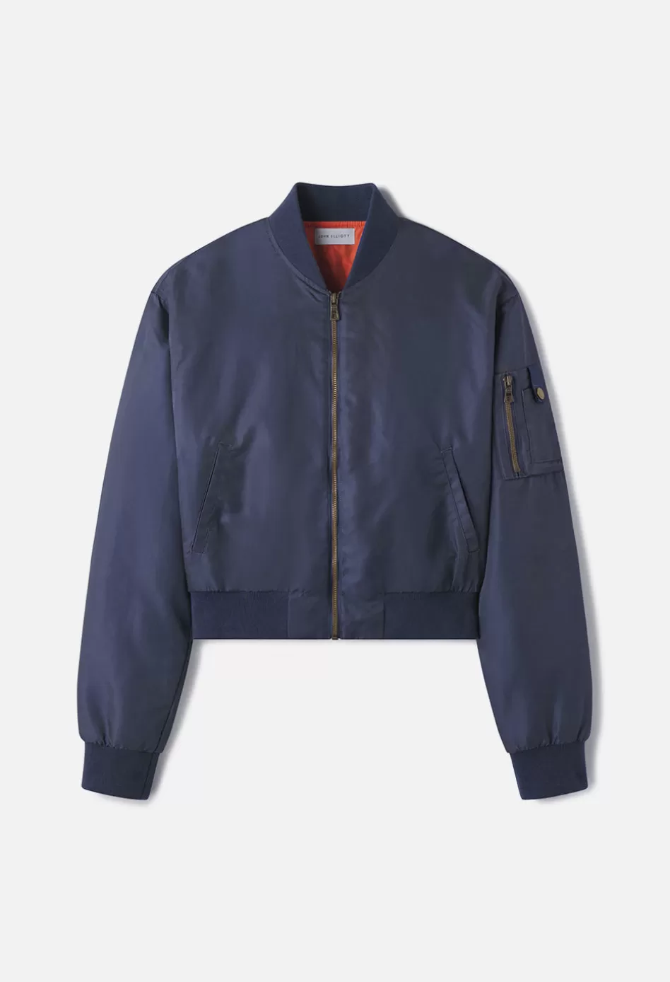 Outlet JOHN ELLIOTT Hunter Cropped Bomber Navy