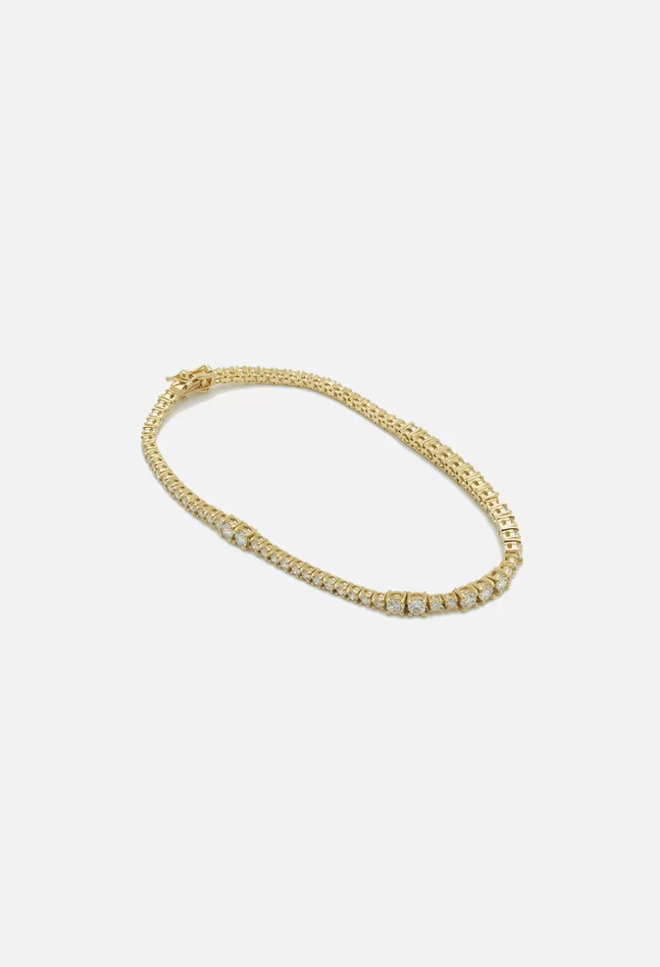 Outlet JOHN ELLIOTT JE X M.A.R.S Diamond Wabi-Sabi Tennis Bracelet Gold