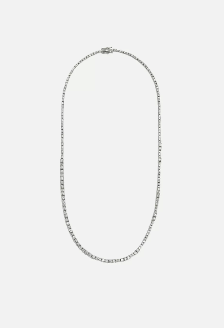 Discount JOHN ELLIOTT JE X M.A.R.S Diamond Wabi-Sabi Tennis Necklace WhiteGold