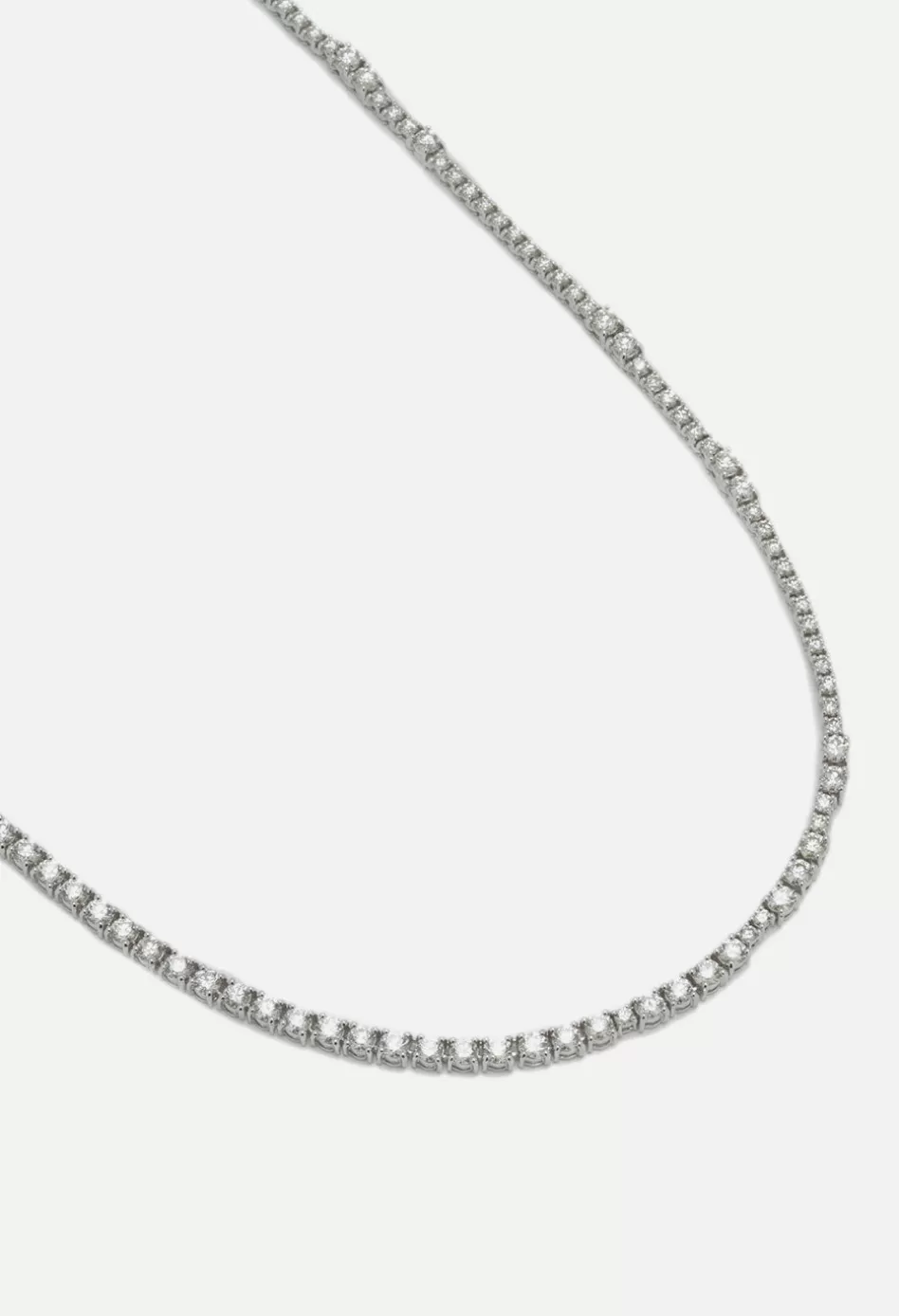 Discount JOHN ELLIOTT JE X M.A.R.S Diamond Wabi-Sabi Tennis Necklace WhiteGold