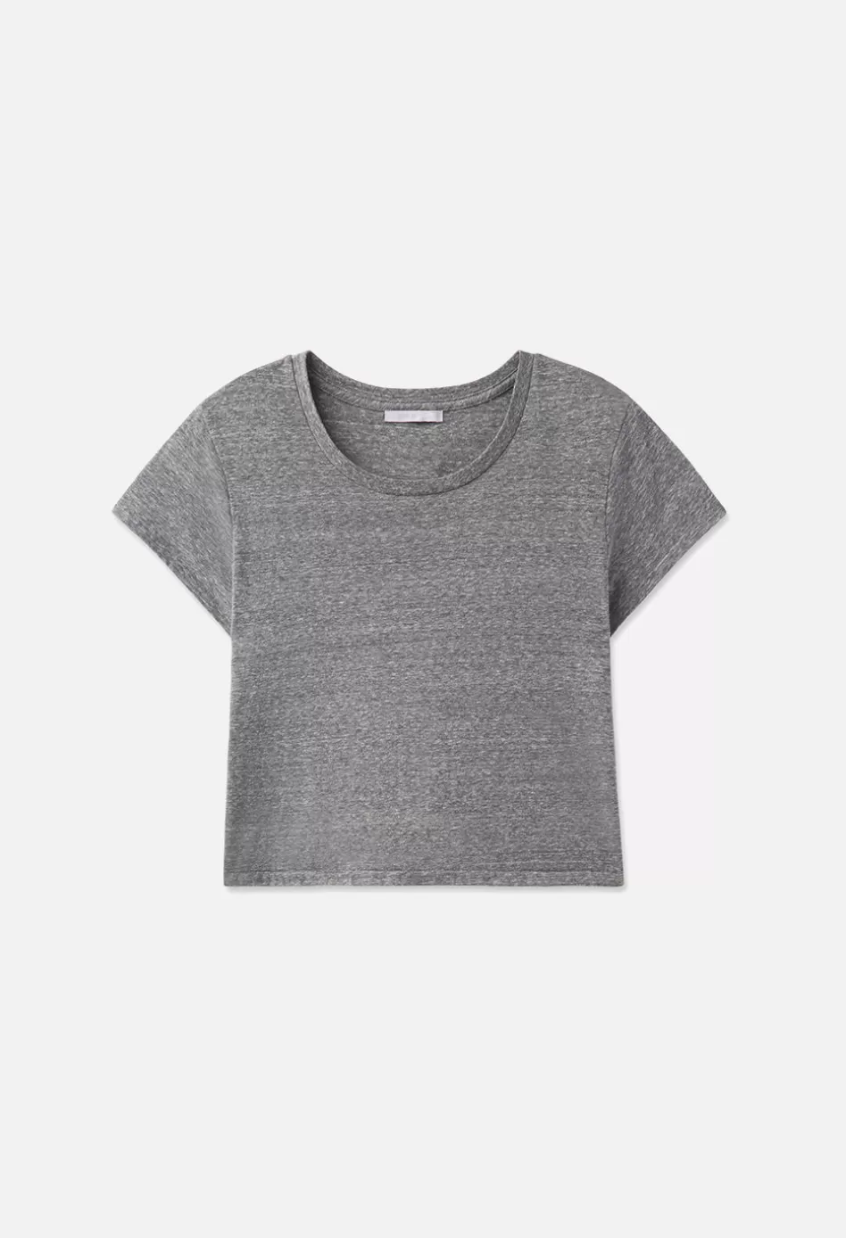 New JOHN ELLIOTT Jersey Cropped Tee Tri-BlendGrey