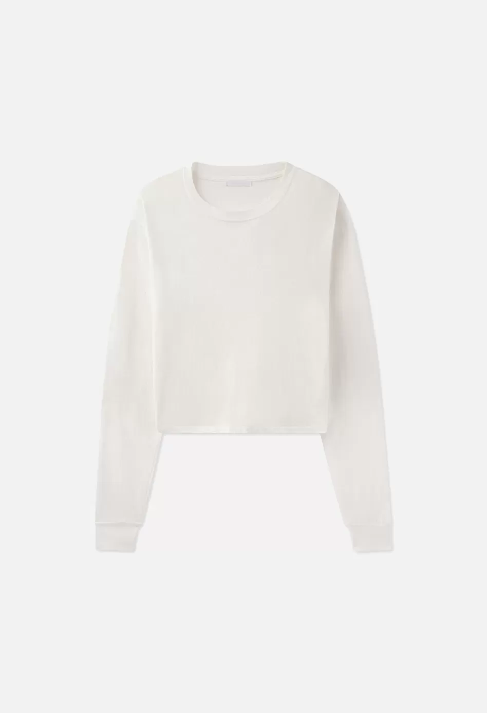 Discount JOHN ELLIOTT Jersey LS Cropped Tee Chalk