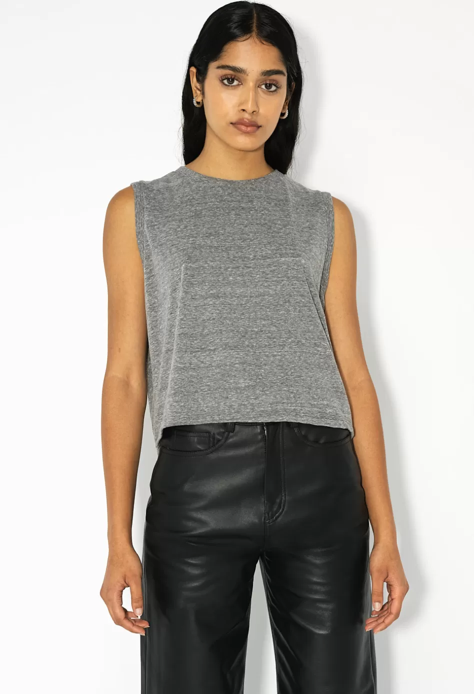 Sale JOHN ELLIOTT Jersey Muscle Tee HeatherGrey