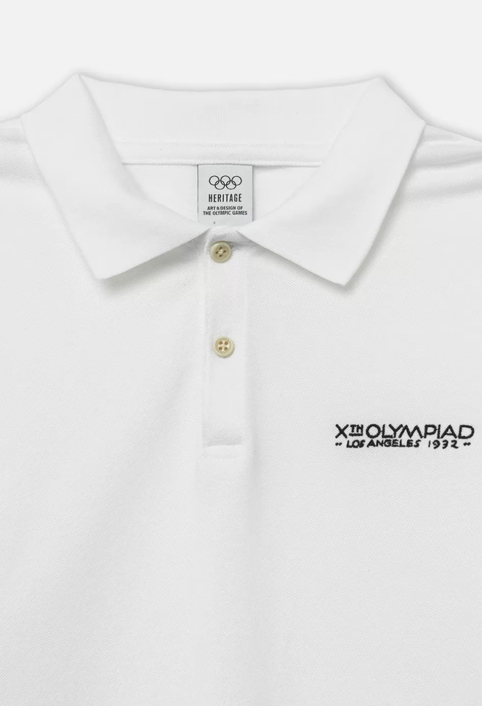 Flash Sale JOHN ELLIOTT x Olympic Heritage Los Angeles Polo White