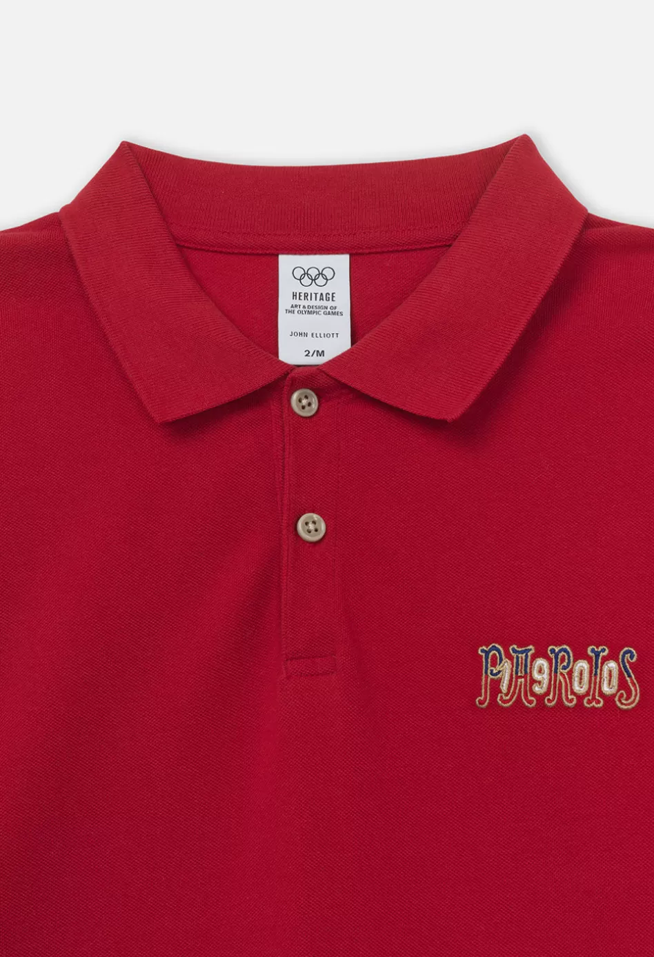 Flash Sale JOHN ELLIOTT x Olympic Heritage Paris Polo Red