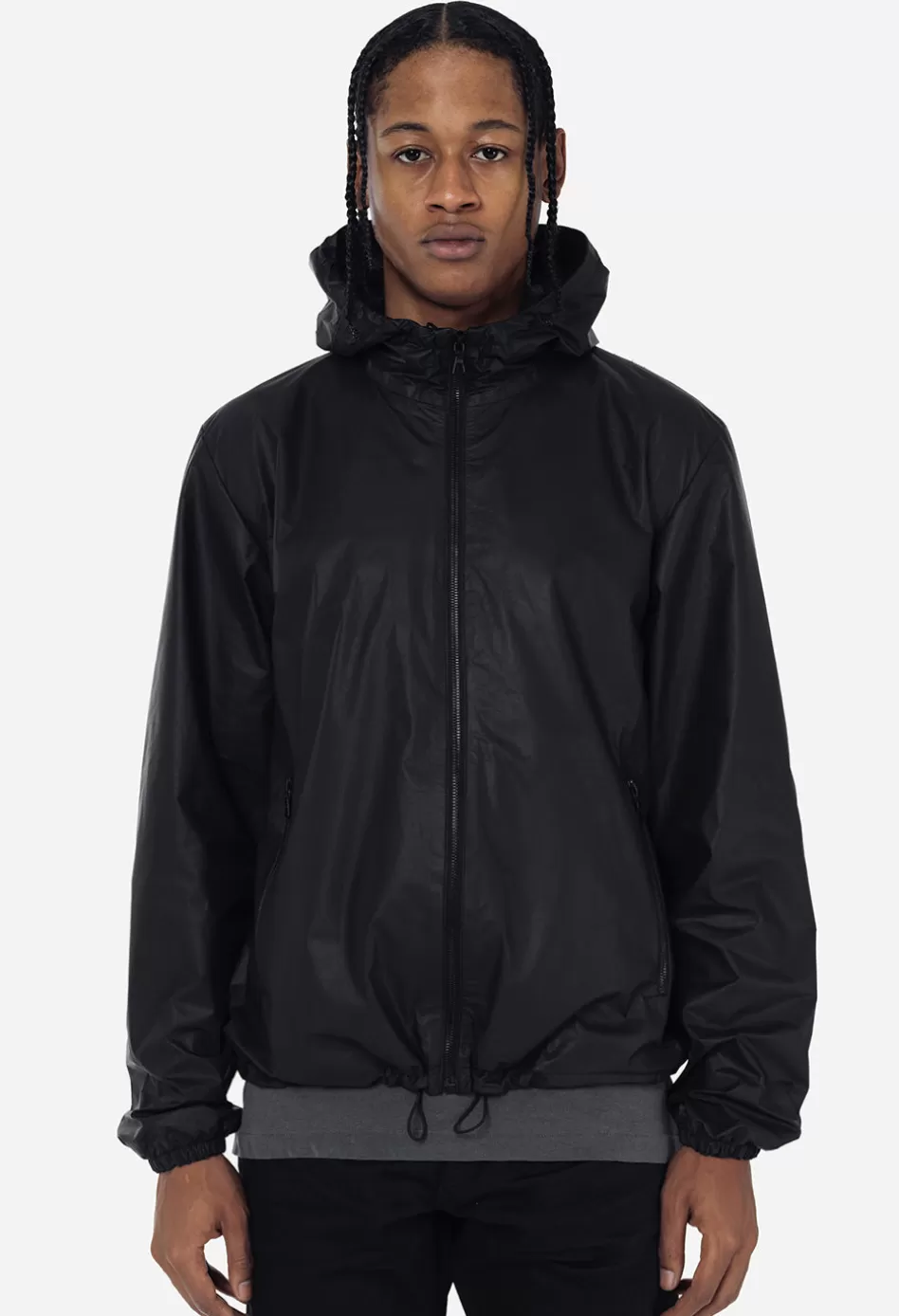 Sale JOHN ELLIOTT Leather Adapt Anorak Black