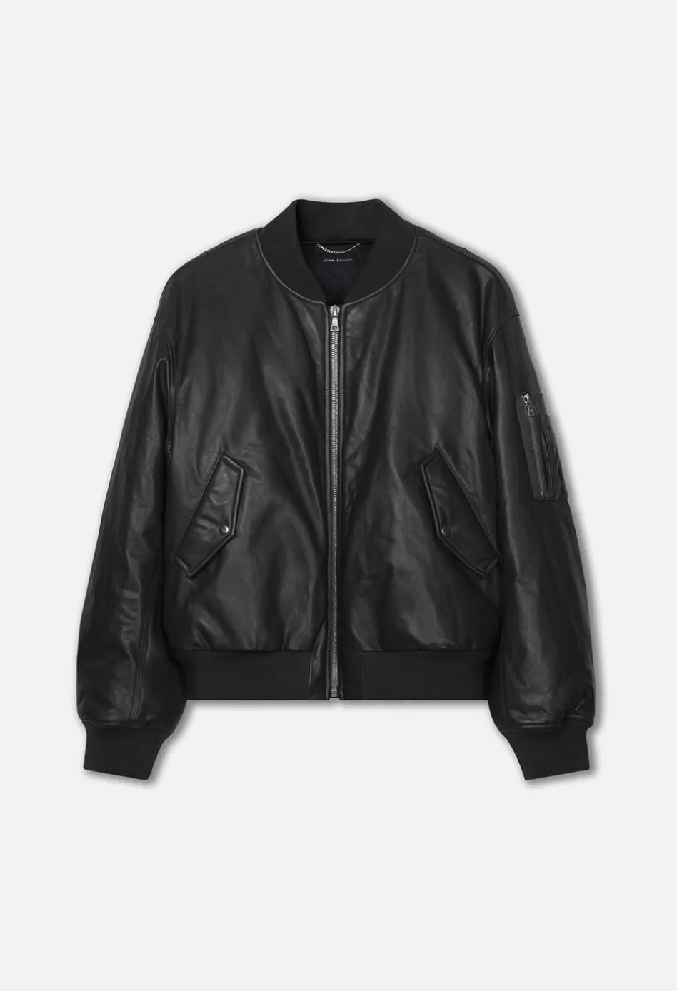 Flash Sale JOHN ELLIOTT Leather Andes Bomber Black