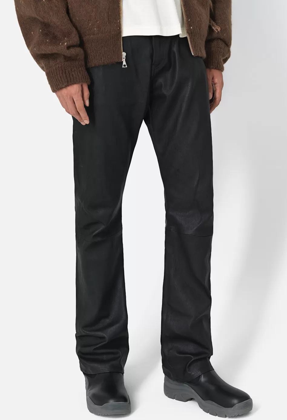 Best JOHN ELLIOTT Leather Caribou Bootcut BlackPlonge