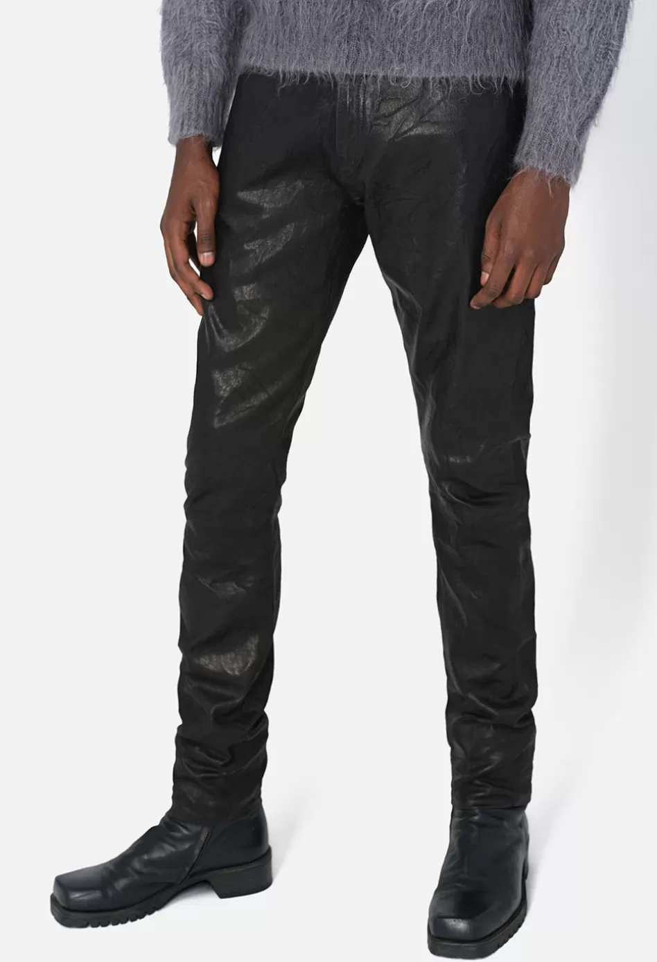 Shop JOHN ELLIOTT Leather Cast 2 Black