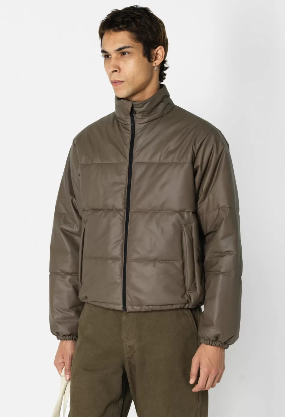 Store JOHN ELLIOTT Leather Pico Puffer Taupe